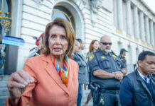 Pelosi’s Protégé COLLAPSES Amid Horrifying Assault Claims… Nancy Pelosi speaking outside a government building.