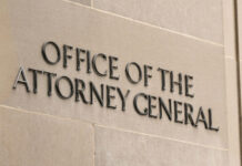 DOJ BOMBSHELL: Seditious Convictions Erased?! Office of the Attorney General building sign.