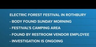 Investigation underway after newborn found dead in Electric Forest porta-potty