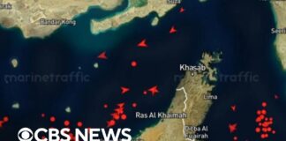 U.S. strikes Iran after it attacked a cargo ship in the Strait of Hormuz, CENTCOM says