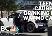 Robotaxi Narcs, Cops Waiting Waymo stops driverless car, traps teens shooting toy gun in San Mateo